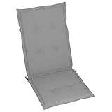 tidyard set 6 pz,cuscini,per sedie,da giardino,da esterno,con schienale,in tessuto,grigio,120x50x3 cm,cuscini per sedie da esterno,120x50x3 cm,cuscini per sedie da pranzo da esterno