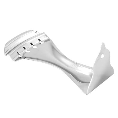 TOGEVAL Ukulele Tailpiece Guitar Bridge Tailpiece Metal for 4 Strings Resonator Guitar Part Replacement Easy Installation