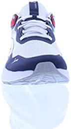 PUMA Men's Supertec Lace Up Fashion Sneaker Wht/Red 12 Medium US | Image 6