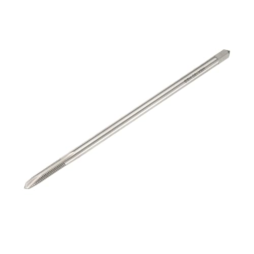 QUARKZMAN M6 x 1 H2 Métrico Espiral Punto Rosca Macho, 150mm (6') Tornillo Extra Largo para Roscar Herramienta de Roscado, Machos de Máquina de Acero de Alta Velocidad Barrena de Roscado