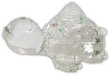 Vrindavan Bazaar - Árbol de cristal de cuarzo Yantra en Tortoise, Kurm Shree YantraKachua Shree Yantra Sphatik - 1.2in