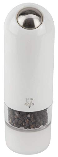 Peugeot Alaska Electric Pepper Mill, 7-Inch, White