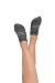 Bambu Women's No Show Socks 3 Pack, Grey, Small