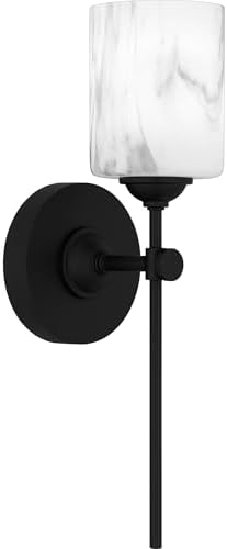 Quoizel Aria 1-Light Matte Black Wall Sconce