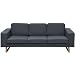 vidaXL Sofá de 3 Plazas Tela de Color Gris Oscuro 200x82x76 cm...