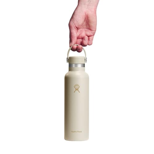 Image of Hydro Flask Water Bottle - Insulated Stainless Steel - Non Spill, Leakproof in 21 Oz Coconut Cream