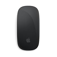 Apple Magic Mouse: Bluetooth, ricaricabile. Compatibile con Mac o iPad; Nero, superficie Multi-Touch...