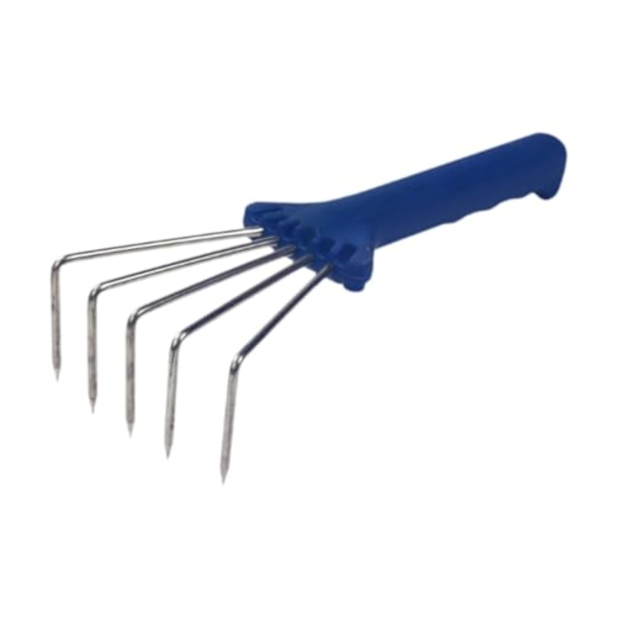 Compact Hand Rake for Weed Removal and Soil Loosening