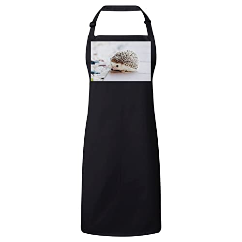 Tablier cuisine premium noir pour cuisiner et jardiner en nature