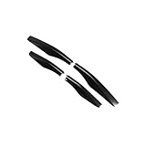 Motoforti 4pcs Car Roof Rack Side Rails End Cover Cap Compatible for Lexus RX350 RX400h RX330 2003-2009, Durable Plastic Black Cargo Rack Legs Protection Long-Lasting