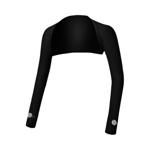 SParms Premium Sun Protection Shoulder Wraps (Black, XL)