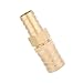 Adfaga Heavy Duty Brass Barb Reducer Connector High Pressure Pipe Fitting with Quick Connect Barb Joints for Industrial Plumbing Systems 19mm to 25mm Size Options (19-25mm)