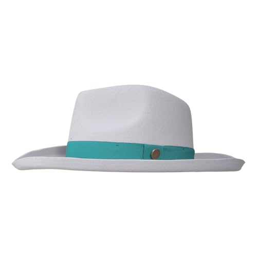 Chapeau haut de forme en laine vintage : l'élégance western d'un grand bord pour adulte