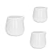 Tomaibaby 3 sztuki ceramicznych dzbanków do kawy biały kremowy porcelana kawa mleko creamer okruchy dzbanek na mleko 50 ml 100 ml 240 ml
