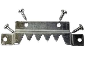 Percha de diente de sierra para trabajo pesado colgador de cuadros de madera pack de 2