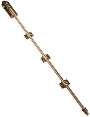 Runningfish Heavy Duty Cane Bolts for Gates 23.7'',Barrel Bolt Latch Super Lengthen,Thickened Drop Bolts for Gates,Garage Bolts Solid cast Copper Sliding Lock for gate Latch
