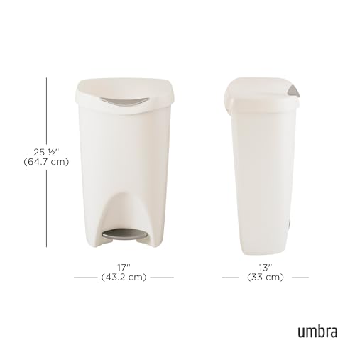 Caneca de basura de cocina Umbra Brim 50L con tapa miniatura 3