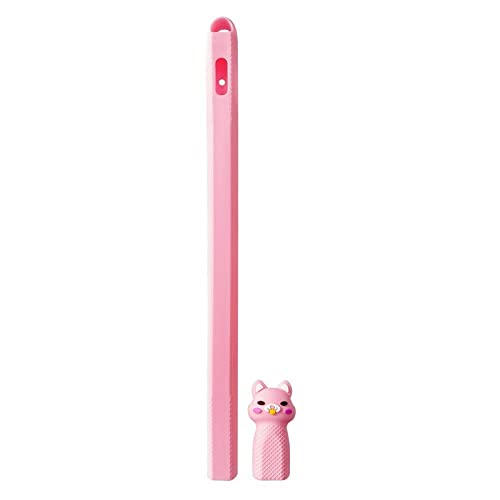 Street27® Silicone Cartoon Case Compatible with Apple Pencil Holder Sleeve Skin Pocket Cover Accessories for Apple Pencil 2, Soft Grip Pouch with Charging Cap Holder, Protective Nib Cover_Pink (B09JRBCZXP) Amazon Price History, Amazon Price Tracker