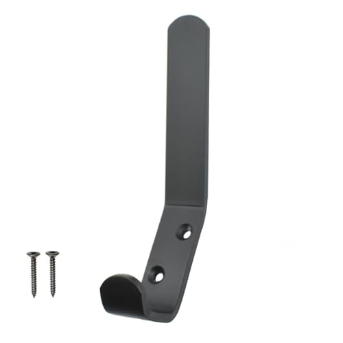 SISI UK Black Coated Double Hat and Coat Hanger Hooks Coat Rack Hooks Wall Mounted 5 Packs Wall Hooks for Hanging Clothes Coat Towel Rope Keys Hats Purse Wall Hangers for Kitchen Bathroom - Image 2