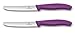 Price comparison product image Victorinox Swiss Classic, Breakfast Knife, Bread Knife Set, 2-Piece, Sharp Blade, Serrated Edge, 11 cm, Plastic Handle, Stainless Steel, Violet