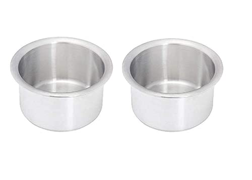 Image of Aluminium Patila /Bhagona /Tapeli /Pot and Pan Set Without Lid Pack of 2 (2 Litre x 750 Ml)