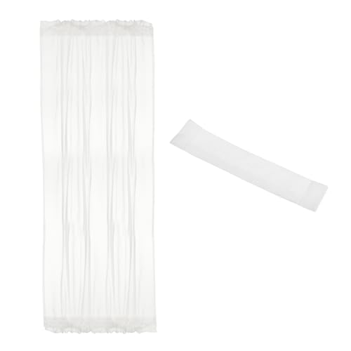 PATIKIL Blackout Door Curtain, 54" W x 72" L French Window Door Half Curtain