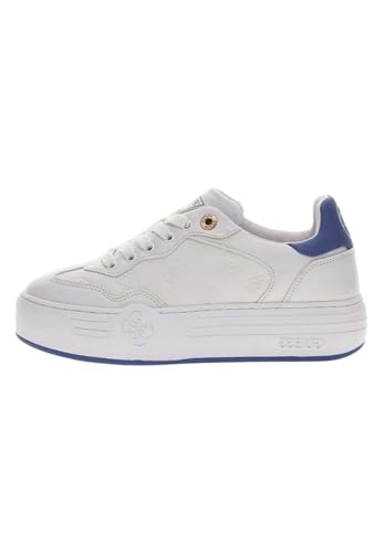 Chaussures Guess femme basket mode FLPSWO FAL12 tennis basses blanches confortables