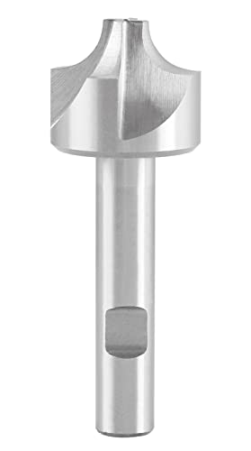 Image of Accusize Industrial Tools 3 /8'', H.S.S. Corner Rounding End Mills, 1 /2'' Shank Dia, 1-1 /4'' Cutter Dia, 3-1 /2'' Overall Length, 1011-3878 | H.S.S. Corner Rounding End Mills, 1 /2 inch Shank, 1-1 /4 inch Cutter Dia, 3-1 /2 inch Overall Length