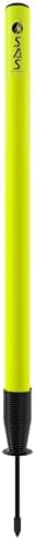 SAS SPORTS PRO Plastic Cricket Target Stump | Mini Spring Target Cricket Stump for Bowling Practices | Cricket Practice Wicket | Spring Stumps for Cricket (Fluro Green)