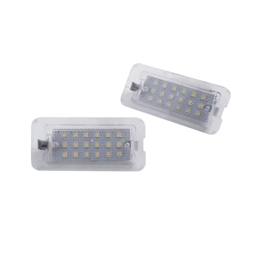 Luz matrícula LED Fiat 500 lámpara trasera bombilla coche Abarth 595 2007