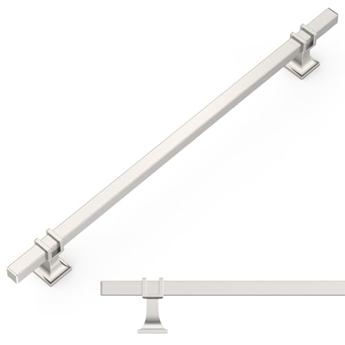 Amerdeco 10 Pack Brushed Nickel Cabinet Pulls 10 Inch 254mm Zinc Alloy