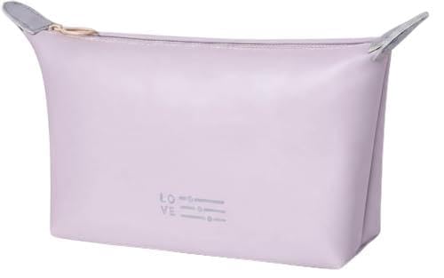 Small Pouch Toiletry Bag for Women Waterproof Makeup Pouch for Purse Travel Portable Zip Pouch Aesthetic Bag (Purple)-image-48