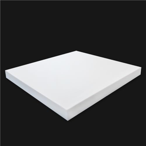 Hoja de película de PTFE blanca de alta resistencia y baja fricción 100x100mm