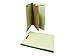 Universal 10251 Pressboard Classification Folder, Letter, Four-Section, Green, 10/Box