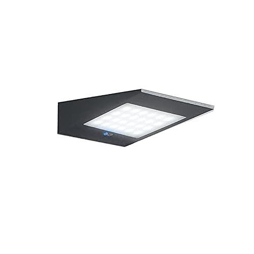 Lampe murale LED solaire crépusculaire étanche avec batterie éclairage extérieur de jardin