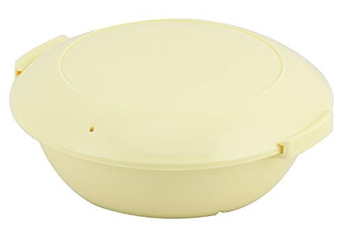 ?????(PEARL METAL) CC-1145 Microwave Cooker, milky yellow