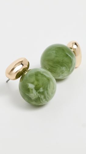 SHASHI Women's Alice Gemstone Earrings, Gold/Green, One Size4