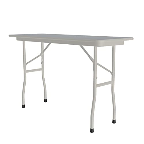 Correll Rectangular Laminate Top Folding Table with Gray Granite CF1848TF-15
