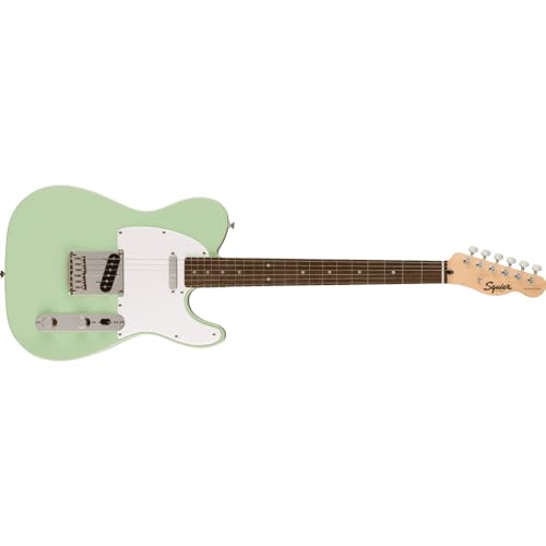 Image of Fender Squier FSR Sonic Tele Lrl Wpg Surf Green 373450557