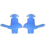 ZHIZHOUNEY 1 Pair Earplugs for Sleeping Noise Cancelling Reusable Silicone Ear Plugs Surfing Earplugs Suitable for Swimming Travel Waterproof Earplugs