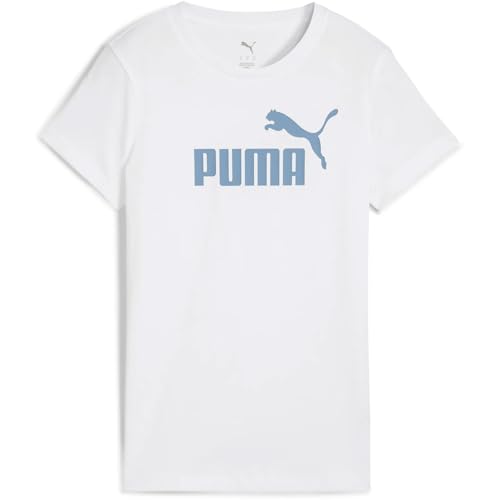 Image of Puma Women Cotton Letter Print Regular Fit Tees