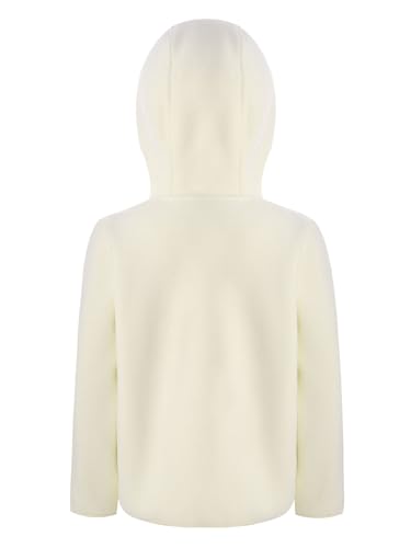 Kids Girls Boys Fleece Hoodie Sweatshirt Long Sleeve Zipper Hooded Jacket Coat with Pockets2