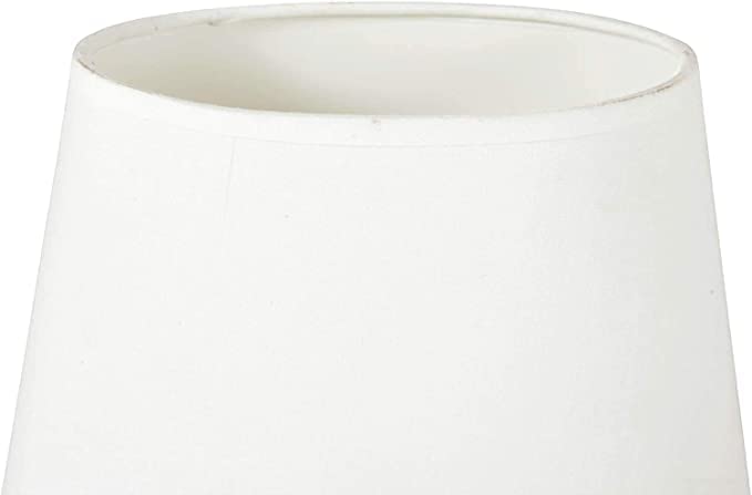 Image of AMAN ENTERPRISES Off White Drum and Taper Lamp Shade (12 Inch Taper Shade)