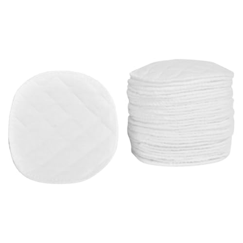 WEKAMOS 16 Piezas Unidades de Almohadillas de Lactancia Lavables de Algodón Ecológico de Seis Absorbentes y Prueba de Fugas Cojines Cómodos para Madres Periodo de Amamantamiento Color