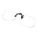 FONHCOO Blue Light Blocking Glasses Clip on for Women & Men - Clips On Your Prescription or Reading Glasses Lightweight Rimless Frameless Anti-Glare, Anti-Fatigue