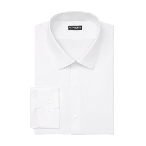 Image of Van Heusen Men's Dress Shirt Fitted Everyday Defense Stretch