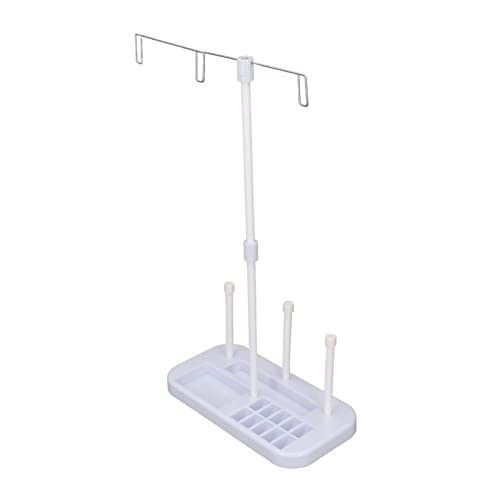 Image of HEEPDD Thread Stand Holder for Sewing Machines 3 Spool Capacity Thread Organizer Prevents 50% Less Clutter Embroidery Project Setup and Quick Thread Changes