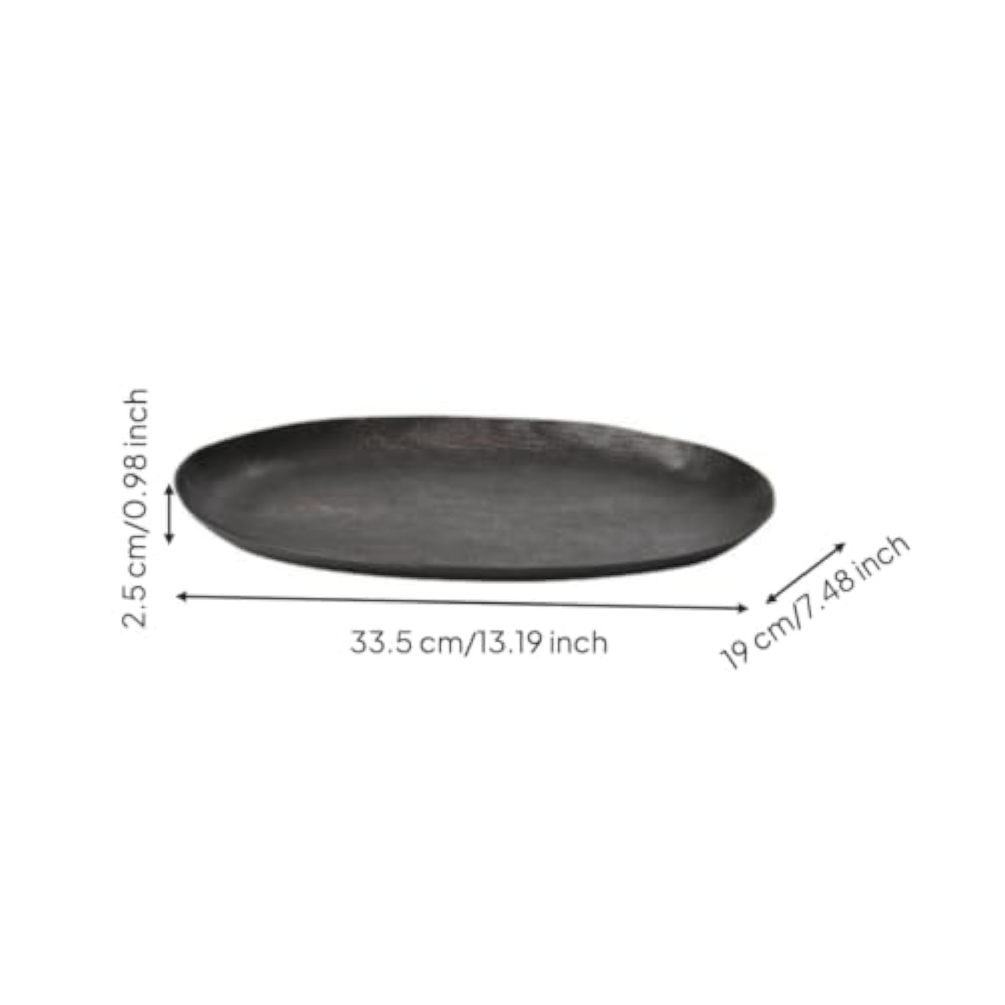 Irregular Hammered Metal Tray for Artisanal Tabletop Styling