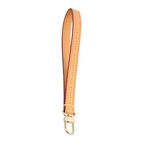 Image of jiesinlov Purse Hand Wrist Strap,Vachetta Leather Replacement Wristlet Keychain Strap for Clutch Bag