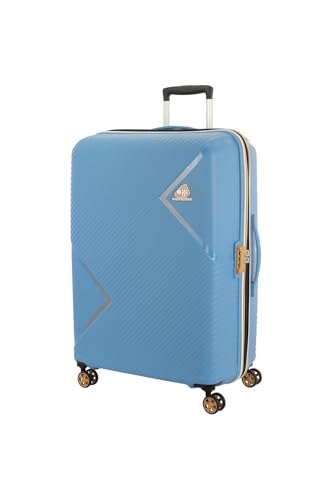 American Tourister Kamiliant Set of 3 Trolley Bags 55 Cm, 68 Cm and 79 Cm Small, Medium and Large Hard-Sided Polypropylene 4 Wheeler Spinner Luggage (PARISION Blue, Set of 3)